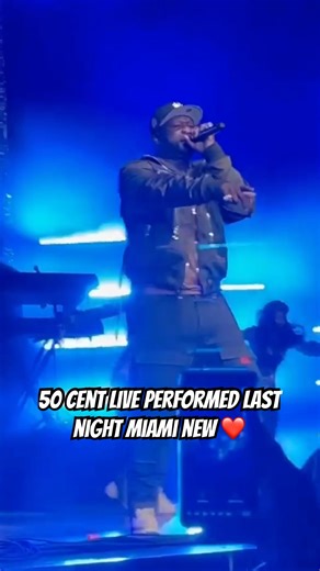 50 cent Live performed last night miami new ❤️ #music #hiphop #rap #50cent #rapper #gangstagrillz
