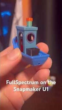 Create any color while 3D printing with FullSpectrum on the Snapmaker U1! #3dprinting #snapmaker