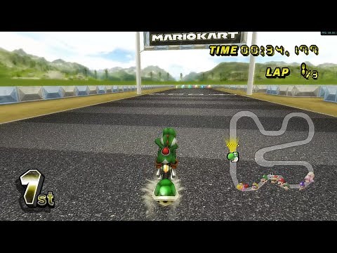 Mario Kart Wii with a 4K texture pack