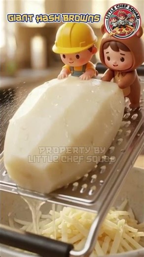 The World's CRISPIEST Giant Hash Brown... (Wait for the Crunch! ⚡)