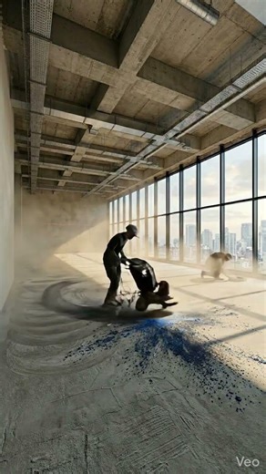 Glass Loft + Galaxy Epoxy Floor Transformation | Sunset Luxury Timelapse