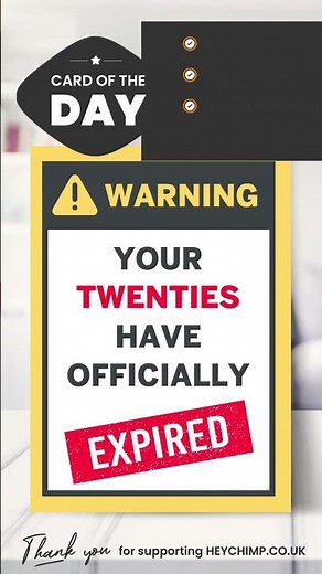 Funny 30th Birthday Card for Men and Women - Brother, Sister, Son, Daughter