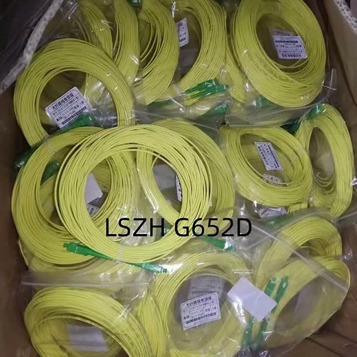 SC APC–SC APC Fiber Optic Patch Cord