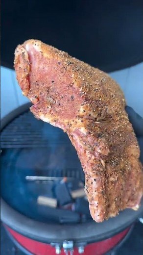 Smoked Iberico Rib Rack on the Kamado Joe Classic II