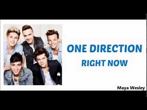 One Direction - Right Now (Lyrics and Pictures) (Album Midnight Memories)