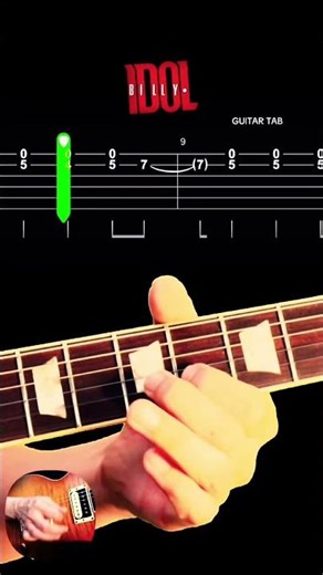 Billy Idol Dancing With Myself Guitar Riff 🎸