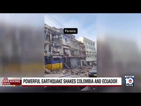 Earthquake hits Colombia
