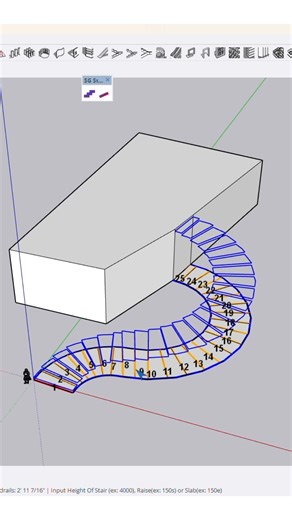CREATE A COMPLEX STAIRCASE IN SKETCHUP USING THIS PLUGIN SKETCHUP TUTORIAL SKETCHUP TIPS SKETCHUP PLUGIN TIPS SKETCHUP STAIR #sketchup3d #SKETCHUP #civilengineer #parametric #Construction #architecturaldesign #plugins #elevation #3dvisualizer #buidling #buildings #furnituredesign #fblifestyle #building #BuildingStructures #ai #3d #InteriorDesign #architecture #architect #staircase #kitchenstyle #structure | Vray sketchup guru