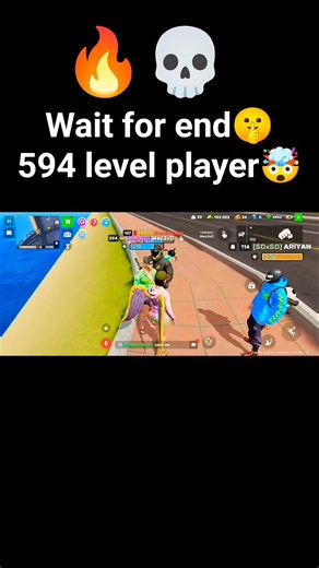 594 level player🤯💀#flex city #shorts