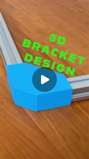 Slant 3D on Instagram: "3D Bracket Design: The transformation of this L shaped bracket fully optimizes corner brackets. Watch our full video on YouTube to learn about different ways to design a corner bracket! #3dprintideas #functionalprinting #brackets #3dprinting"