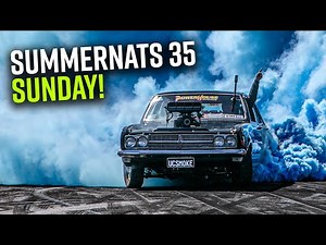 Summernats 35 Sunday! Grand Champ, Burnout Finals, Drifting & More