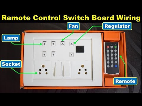 Remote control switch board connection | remote control switch board for home Electrical Technician