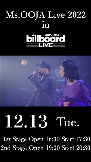 Ms.OOJA「Billboard Live Yokohama」with JAY"ED #Shorts
