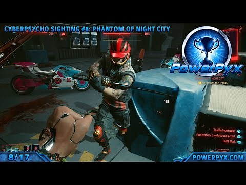 Cyberpunk 2077 - All Cyberpsycho Sighting Locations (I Am The Law Trophy / Achievement Guide)