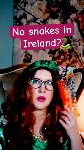 Hard to believe once upon a story, there were no snakes in Ireland 🐍 #irishfolklore #ireland #snake