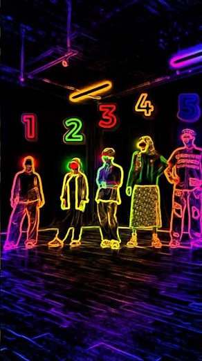 Epic Shuffle Dance Battle 😎🔥 Who Wins This Round? 🤔🏆 Neon Edit
