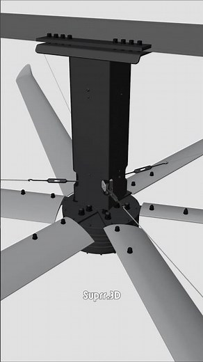 How an HVLS Fan Comes Together | 3D Animation