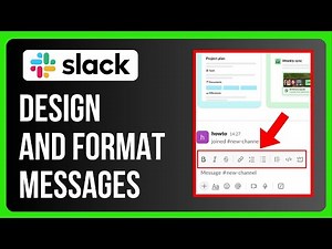 How to Design and Format Messages in Slack