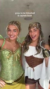 Caitlin Confuses Jack Sparrow & Captain Hook! 😂 #Tinkerbell #Halloween #PirateVibes #FunnyVlog