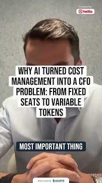 Why AI turned cost management into a CFO problem: from fixed seats to variable tokens