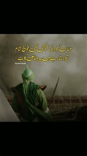 abbase alamdar #noha #whatsappstatus #yaabbas #ytshorts