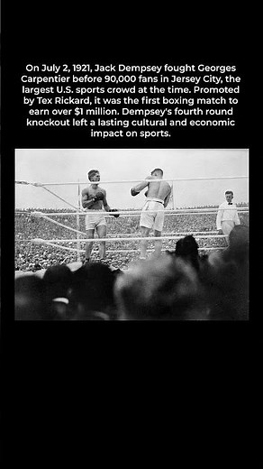 1921: The Boxing Match That Created Modern Sports