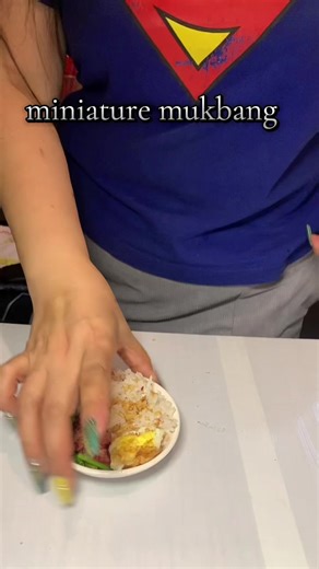 Miniature Mukbang Cooking Breakfast in a Tiny Kitchen