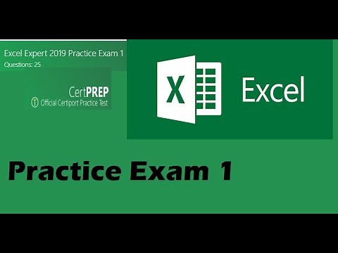 Haciendo el Practice Exam 1 en español. GMETRIX Excel Expert 2019