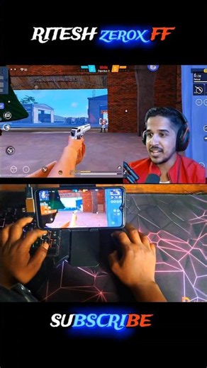 Mastering Free Fire: Keyboard and Mouse Gameplay with Handcam #mixpro #geekgamer #shorts #gaming