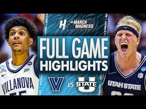Villanova vs Utah State - FULL GAME HIGHLIGHTS 🔥 First Round | NCAA March Madness 2026
