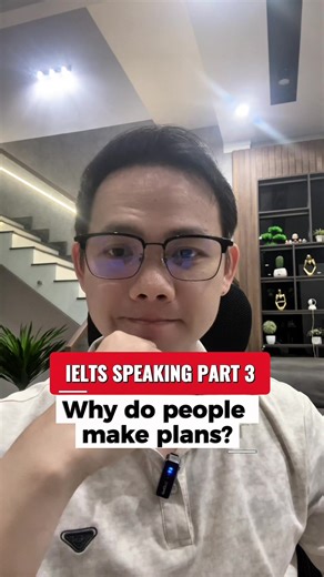 Understanding Why People Make Plans for the Future