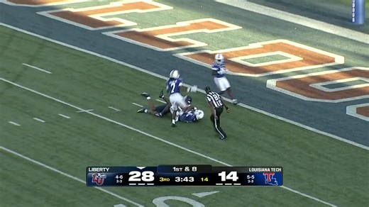 Jakari Foster comes up with his FIFTH pick of the season 🙌 📺 ESPN | Louisiana Tech Football