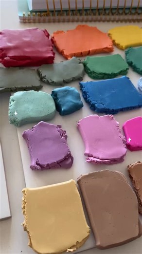 1.7K views · 204 reactions | First we sort, then we mix, then we cube ✨ It does take a while to sort our scrap polymer clay but it’s so worth it when you see the beautiful rainbow of colours at the end! | MyClayCo | Facebook
