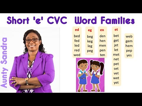 Blending | Short 'e' CVC Words |Rhyming Words | Spelling | Phonics | Phonemic Awareness |Listening
