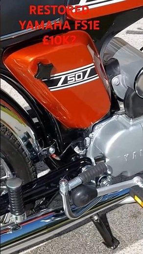 Fully restored Yamaha FS1E, Are they worth £10K ?? #automobile #classic #classicyamaha #yamaha