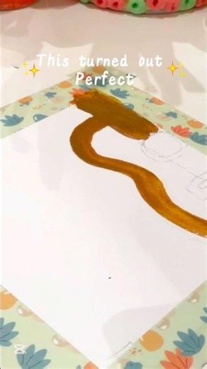 Day 6/21 days of trying Pinterest paintings until I improve 🦋#pinterst#music#viral