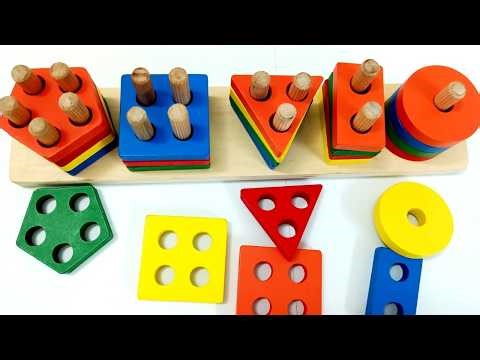 Learn Shapes and Colors for Toddlers | Preschool Learning Video for Toddlers