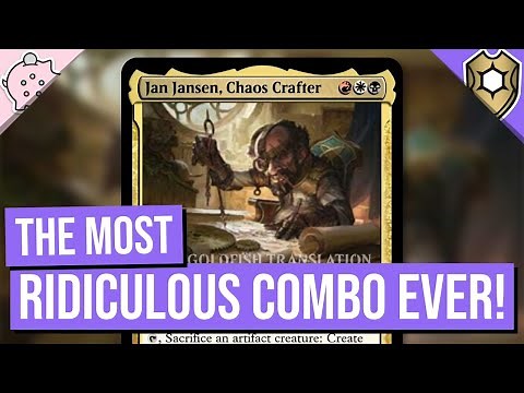 Craziest Combo Ever?!? | Jan Jansen, Chaos Crafter | Commander Legends Baldur's Gate Spoiler | MTG