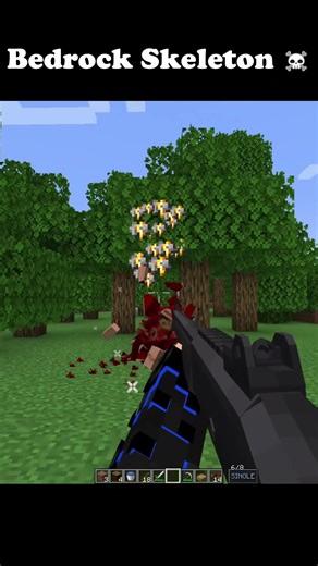 java vs bedrock skeleton #minecraft #shorts