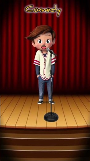 Funny Boy on Stage | 3D Comedy Animation Clip