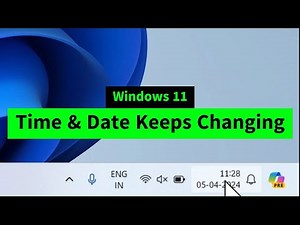 Windows 11 Date & Time Problem Solved | Time Keeps Changing | Time Not Updating | Time Always Wrong