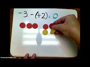 Subtracting with integer chips