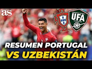 RESUMEN y GOLES de PORTUGAL 5-UZBEKISTÁN 0: ¡DOBLETE de CRISTIANO! | MUNDIAL 2026 | AUDIO CARRUSEL