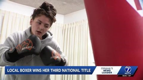 Local Omaha boxer wins her third national title after taking up boxing just 3 years ago | Haystack News