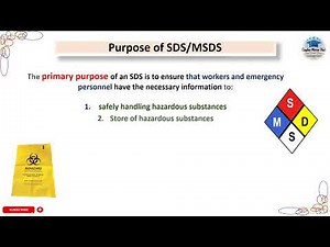 Purpose of safety data sheet | MSDS #laboratory #microbiology #safety #chemical