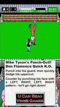 U Can Beat Video Games - Mike Tyson's Punch-Out!! - Don Flamenco Quick KO