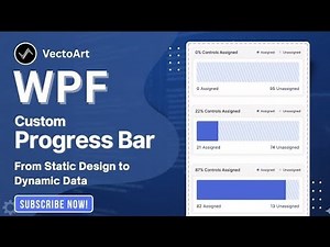 WPF UI Design: Build a DYNAMIC & RESPONSIVE Custom Progress Bar (C# & XAML)