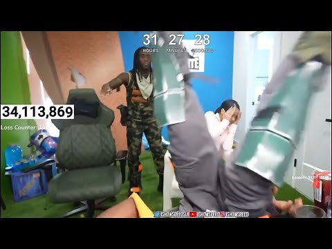 iShowSpeed Does A Backflip Onto His Setup 😂