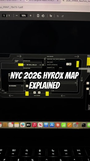 Hyrox 2026 NYC Map Explained Laps: 1-7: Go In the 3rd time you see the In arch 8: Go in the 3rd time you see the Wall Ball In arch For Relays Only: 1: Go in the 3rd time you see the In arch 2-7: Go in the 2nd time you see the In arch 8: Go in the 2nd time you see the Wall Ball In Stations: Stations 1-4 are to the right when you enter Stations 5-7 are straight in or to the left Station 8 has its own entrance! #hyroxnyc2026 #hyroxmap #hyrox #hyroxcommunity #hyroxcoach