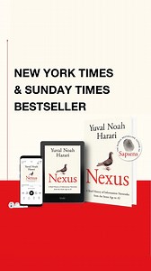 'Nexus' by Yuval Noah Harari has reached #2 on the New York Times bestseller list, and #3 on the forthcoming Sunday Times bestseller list. Grab a copy in your preferred format and language – in bookstores or via bit.ly/GetNEXUS. #NexusBook #bestseller #newbook #history #information #AI #technology #YuvalNoahHarari | Yuval Noah Harari